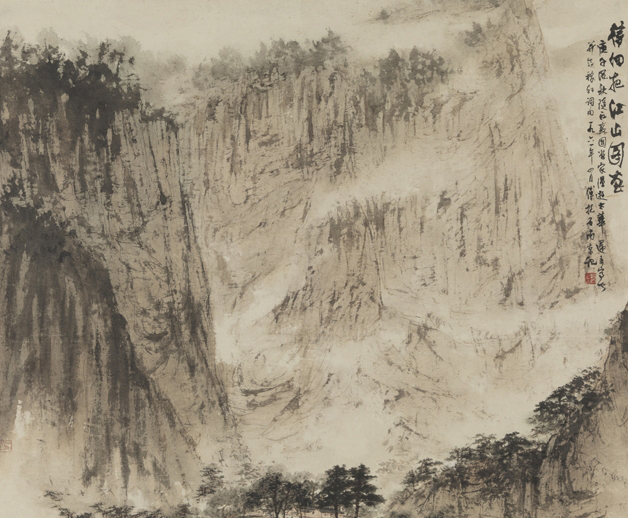 《待細把江山圖畫》100×111.5cm，1961年